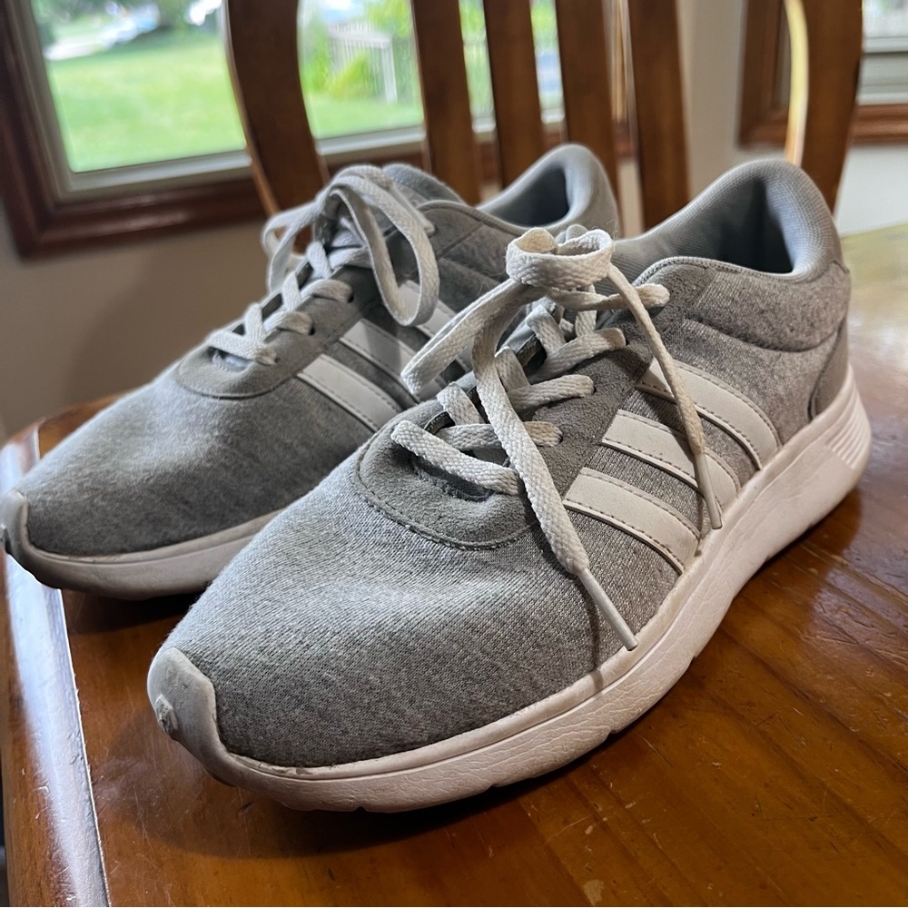 Grey Adidas Running Shows size 5.5